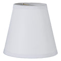 Hardback CHANDELIER EMPIRE Shade, Off-White Matte paper with white styrene lining  3" (T) x 5" (B) x 4.5" (H) (00780WE)