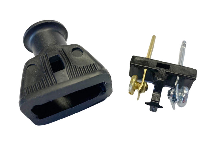 Heavy Polarized, Non-Grounding Straight Blade Plug