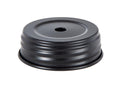 Heavy Steel, Satin Black Mason Jar Lid Adapter, 2-11/16" Dia. (20053)