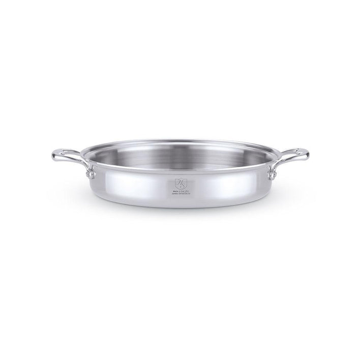 Heritage Steel 5-ply Stainless Sauteuse - 5 Qt. displayed on a white background