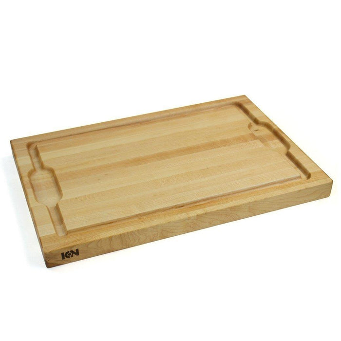 ICON Maple Cutting Board with Handles displayed on a white background