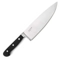 J.L. Hufford 8″ Extra Wide Chef's Knife displayed on a white background