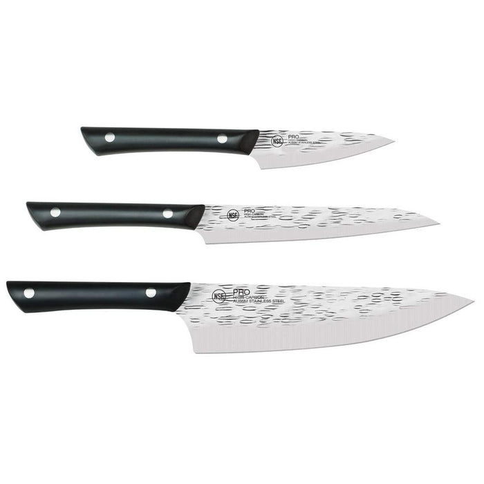 Kai Pro by Shun 3 Pc Set displayed horizontally on a white background