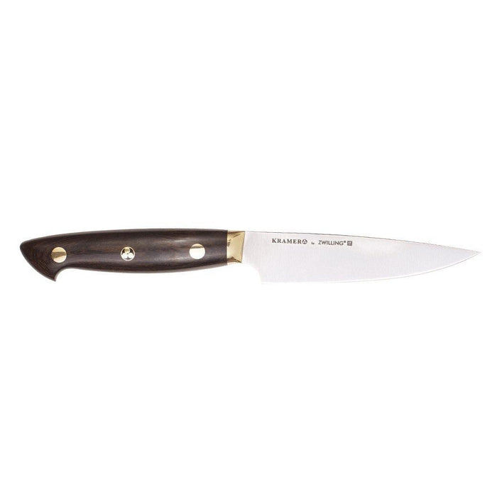 KRAMER by ZWILLING 2.0 Carbon Steel Utility Knife - 5″ -displayed horizontally on a white background
