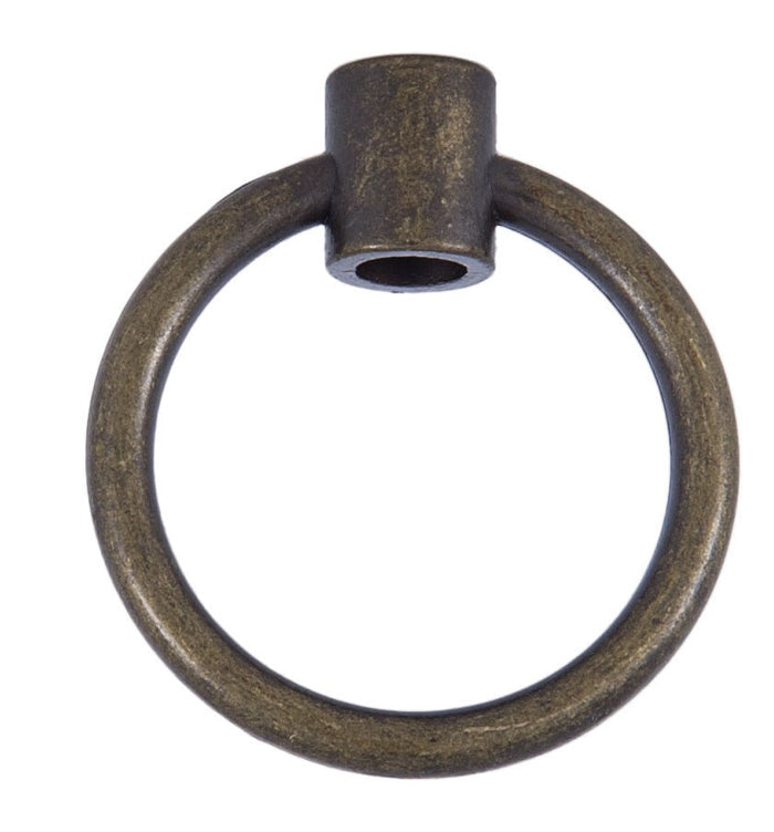 Large 2 Inch Cast Loop with Antique Brass Plating