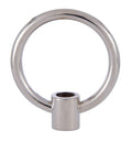 Large 2 Inch Cast Loop with Nickel Plating