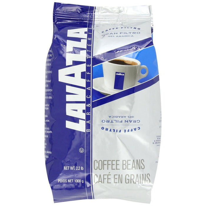 Lavazza Coffee Beans Lavazza Gran Filtro Medium Roast Coffee Beans 2.2 lb Bag displayed on a white background