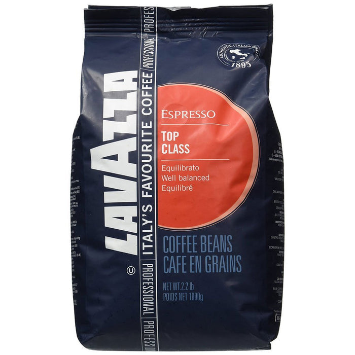 Lavazza Coffee Beans Lavazza Top Class Espresso Beans 2.2 lb Bag displayed on a white background