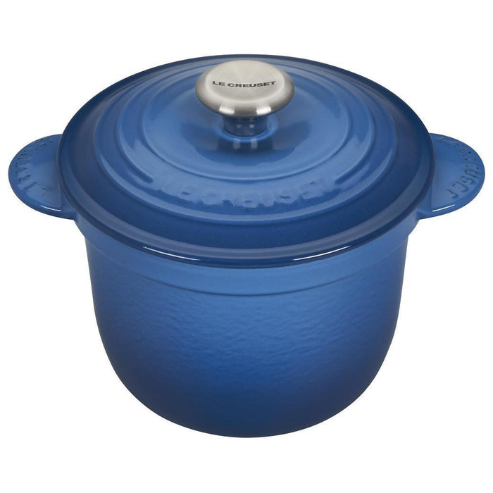 Marseille Le Creuset 2.25 qt Rice Pot with Stoneware Insert displayed on a white background