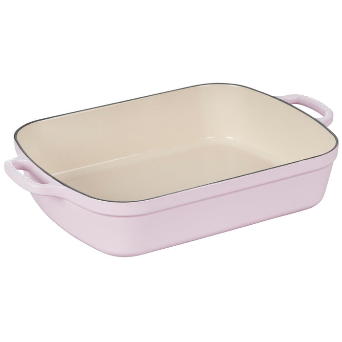 Shallot Le Creuset 5.25 Quart Signature Rectangular Roaster displayed on a white background