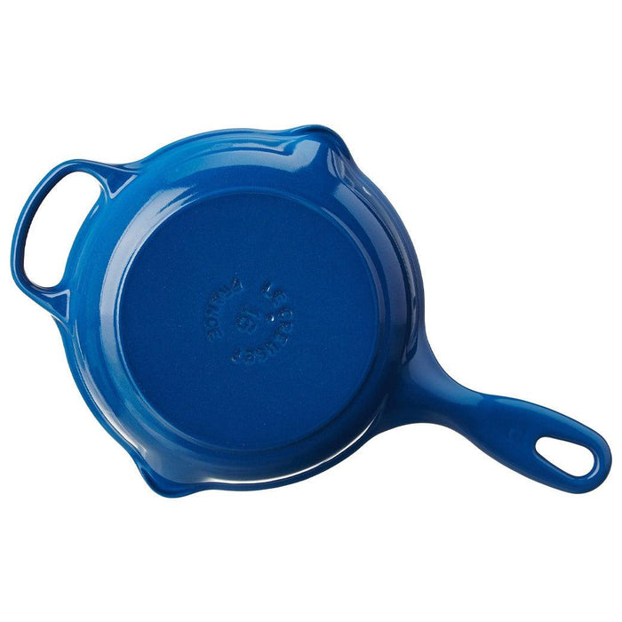 Marseille 6.33" Le Creuset skillet from the bottom displaying the logo on a white background