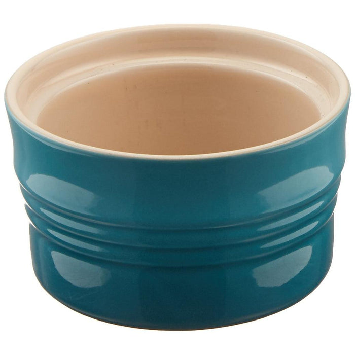 Caribbean Le Creuset 7 Oz Stoneware Stackable Ramekin displayed on a white background