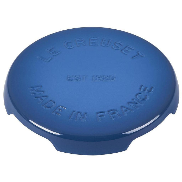 8.8 inch Marseille Le Creuset enameled cast iron signature trivet displayed on a white background
