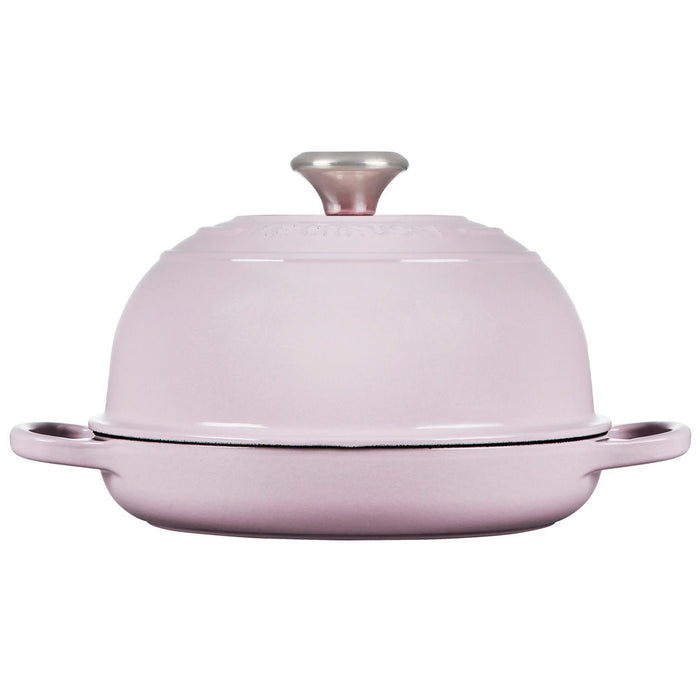 Side view of Shallot Le Creuset 9.5″ (1.75 qt.) Signature Bread Oven displayed on a white background