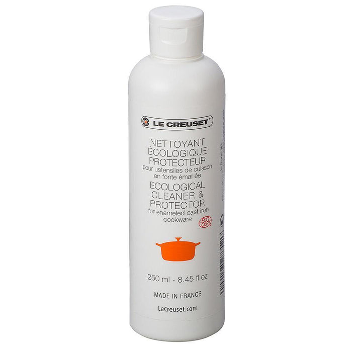 Le Creuset Cast Iron Cookware Cleaner and Protector displayed on a white background