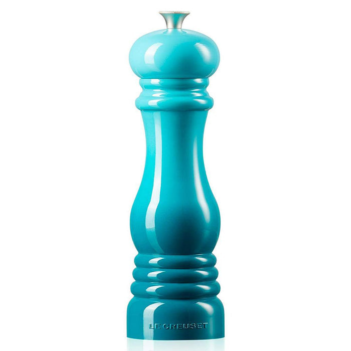 Caribbean Le Creuset Pepper Mill displayed on a white background
