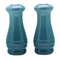 Caribbean Le Creuset Salt and Pepper Shaker Set of Two displayed on a white background