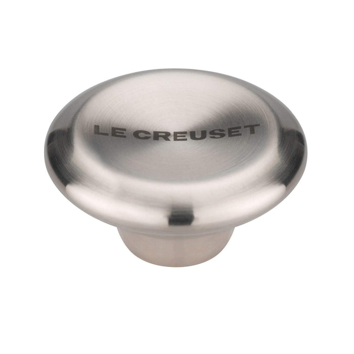 Le Creuset Signature Stainless Steel Knob displayed on a white background