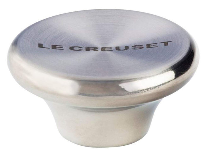 Le Creuset Signature Stainless Steel Knob displayed on a white background