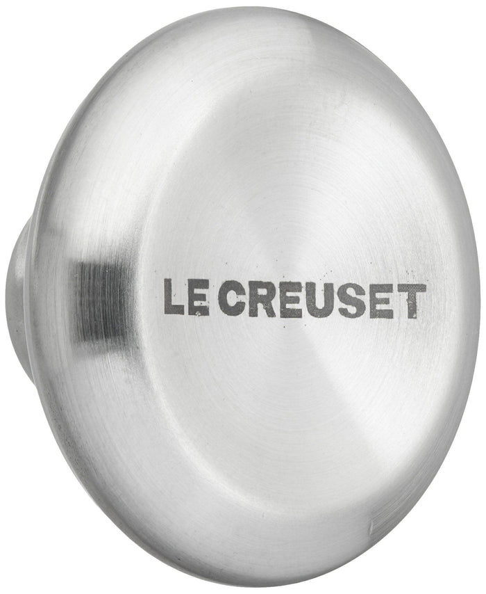 Le Creuset Signature Stainless Steel Knob displayed on a white background