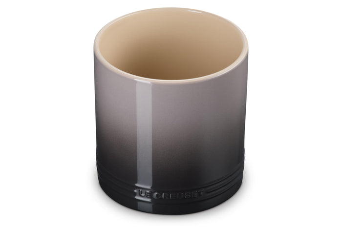 Oyster Le Creuset Stoneware 2.7 Qt. Utensil Crock displayed on a white background