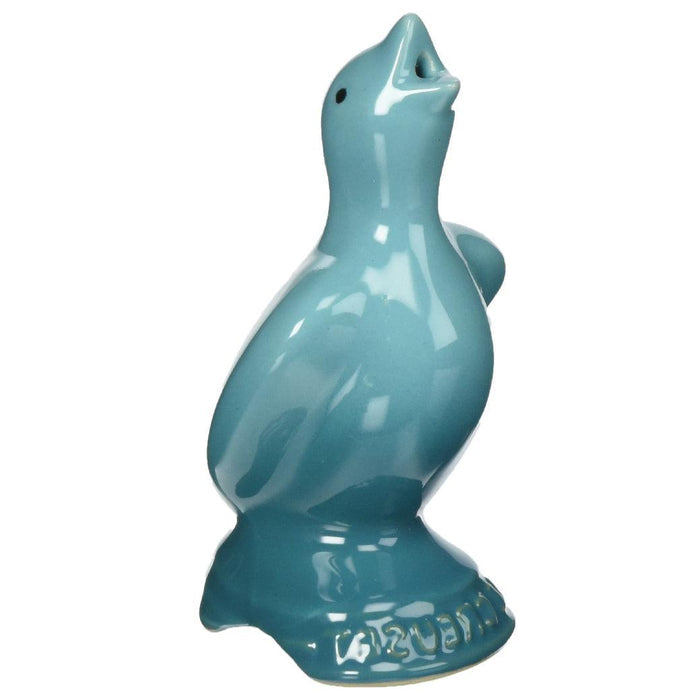 Caribbean Le Creuset Stoneware Pie Bird displayed on a white background
