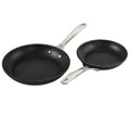 Le Creuset Toughened Nonstick PRO 2 Piece Set (8″ & 10″ Fry Pan) displayed on a white background