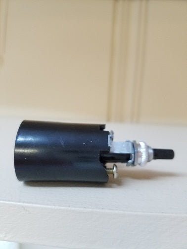 Leviton Brand High Heat Bakelite Socket Fixture with Bottom Turn Knob Switch
