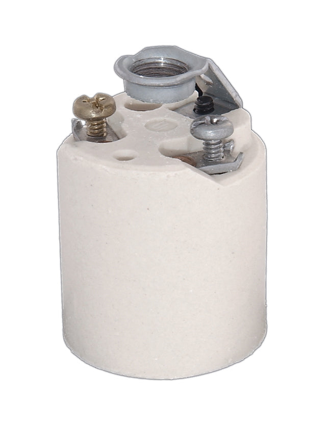 Leviton Brand Porcelain Fixture Socket with Detachable Hickey