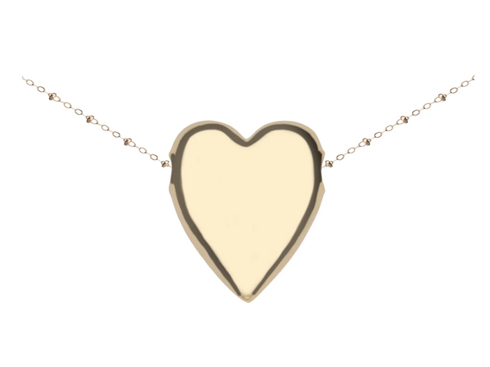 LOVE Tender Heart Pendant Satellite chain