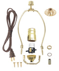 Make-a-Lamp Socket Kit With Brass Flange (30553F10)