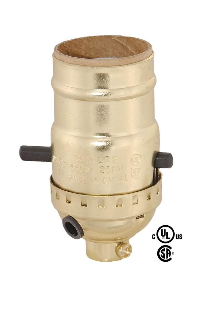 Make-a-Lamp Socket Kit With Brass Flange