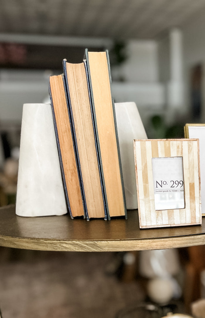 Marble Bookends