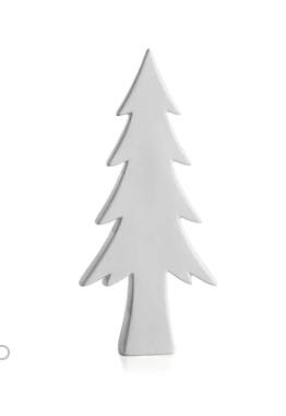 Matt White Tree 11.25" Tall