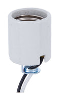 Medium Base Porcelain Socket With Hickey and 42" Lead Wires