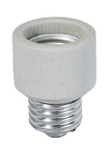Medium Base to Medium Base 1 " Porcelain Socket Extension