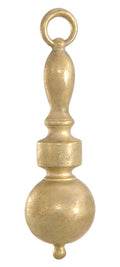 Medium-Size Colonial Style Cast Brass Back Plate