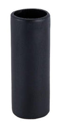 Medium Size Matte Black Polyresin Candle Cover, Choice of 4" or 6" Sizes