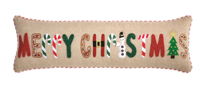 Merry Christmas Long Pillow