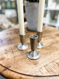 Metal Taper Holder, matte silver