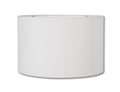 Mid Century Retro Drum Lamp Shades - Off White Color, 100% Fine Linen