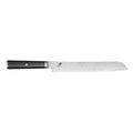 Miyabi Kaizen Bread Knife - 9.5″ displayed horizontally on a white background