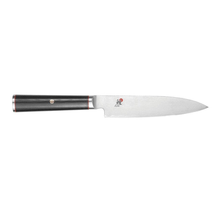 Miyabi Kaizen Utility Knife - 6″ displayed horizontally on a white background