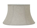 Natural Color Fine Linen Floor Lamp Shallow Drum Shade