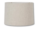 New Drum Style Lamp Shades - Natural Color, 100% Fine Linen Material