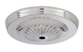 Nickel 5 1/4 Inch Stamped Embossed Canopy