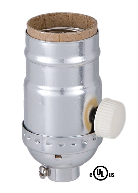 Nickel Finish Full Range Dimmer Socket