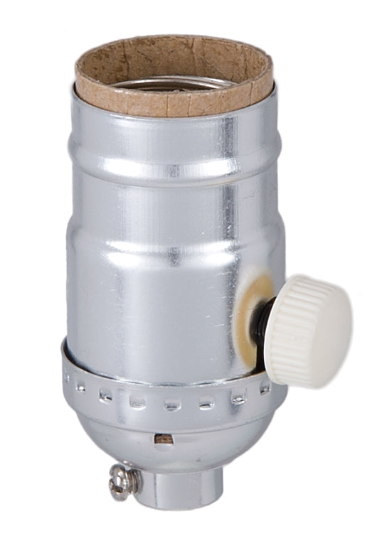 Nickel Finish Full Range Dimmer Socket
