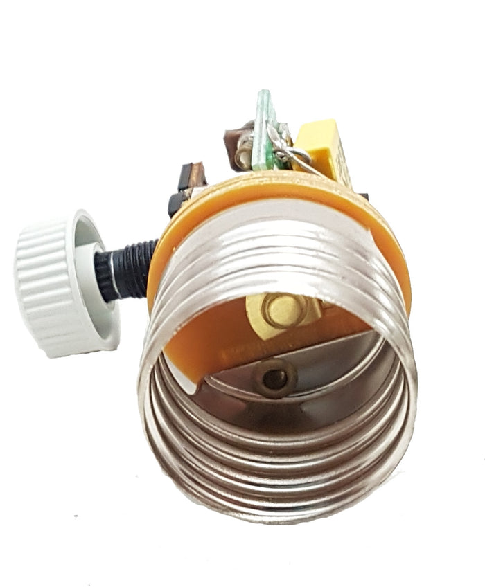 Nickel Finish Full Range Dimmer Socket