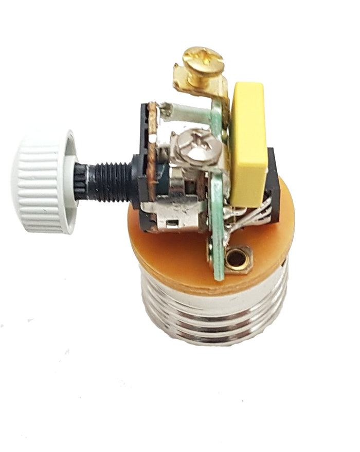 Nickel Finish Full Range Dimmer Socket